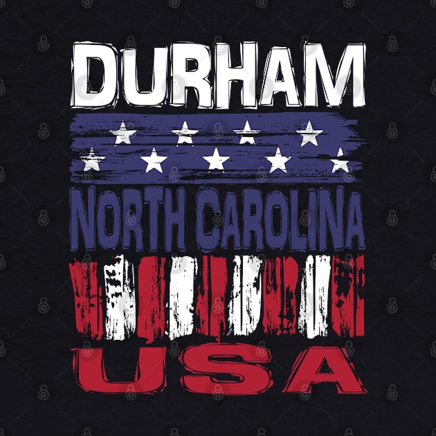 Durham North Carolina USA T-Shirt by Nerd_art